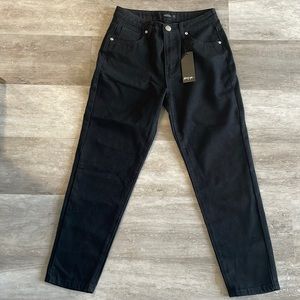 Never worn black jeans